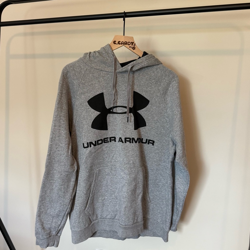 Under Armour Gray Logo Hoodie Pullover